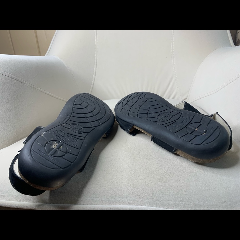 Mephisto Womens EU 39 US 9 Black Leather Sandals - Picture 4 of 4
